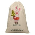 thumbnail image 2 of Printtoo Large Drawstring Canvas Bag Christmas Sack Bags Santa Gift Sack Custom Party Favor 2 Pcs 27x20 Inch, 2 of 9