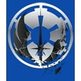 thumbnail image 2 of Boy's Star Wars: Obi-Wan Kenobi Jedi and Empire Logo  Graphic Tee Royal Blue X Small, 2 of 5