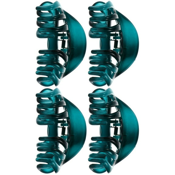 Hemoton 4 pcs Women Hair Claw Clamp Large Hair Claw Clips Delicate Acrylic Hair Jaw Clips