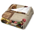 thumbnail image 3 of Farmhouse Rooster Blanket Farm Chicken Barn Animal Throw Blankets for Couch Sofa Stuff Decor Soft Cozy Fleece Plush Flannel Bedding for Baby Girls Kids Lover Adults Men Women 40"x50", 3 of 6