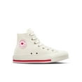 thumbnail image 2 of Converse Chuck Taylor All Star Lift Valentine's Day Big Kid Girls' Platform High-Top Sneakers Color: Cream Size: 7, 2 of 3