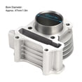thumbnail image 2 of Engine Cylinder Rebuild Kit W/Piston Ring Pin Gasket Moped Scooter Fit for GY6 80CC, 2 of 2