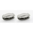 thumbnail image 2 of Alno A6750 Charlie's 2-3/16" Solid Brass Shelf Brackets For Glass Bathroom Shelves - Brass, 2 of 7