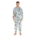 thumbnail image 6 of joogoo Happy Dachshund Dogs Unisex Adults Onesies Pajamas Jumpsuits L, 6 of 7