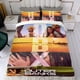 thumbnail image 4 of Bancos Exteriores Conjunto de sábanas temático, trío de piezas, cómodo y amigable con la piel, diseño único, regalo de decoración para el hogar para familiares, amigos y fans, 90 cm * 190 cm, 4 of 6