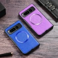 thumbnail image 2 of Google Pixel Fold (7.6" 2023) Magnetic Case, Slim Shockproof Hard Back [Compatible with MagSafe] Wireless Charging Soft TPU Lightweight  Google Pixel Fold Phone Case, Blue, 2 of 8