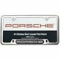 thumbnail image 2 of Genuine OEM PORSCHE Stainless Steel Nameplate License Frame - POLISHED SILVER FINISH, 2 of 3