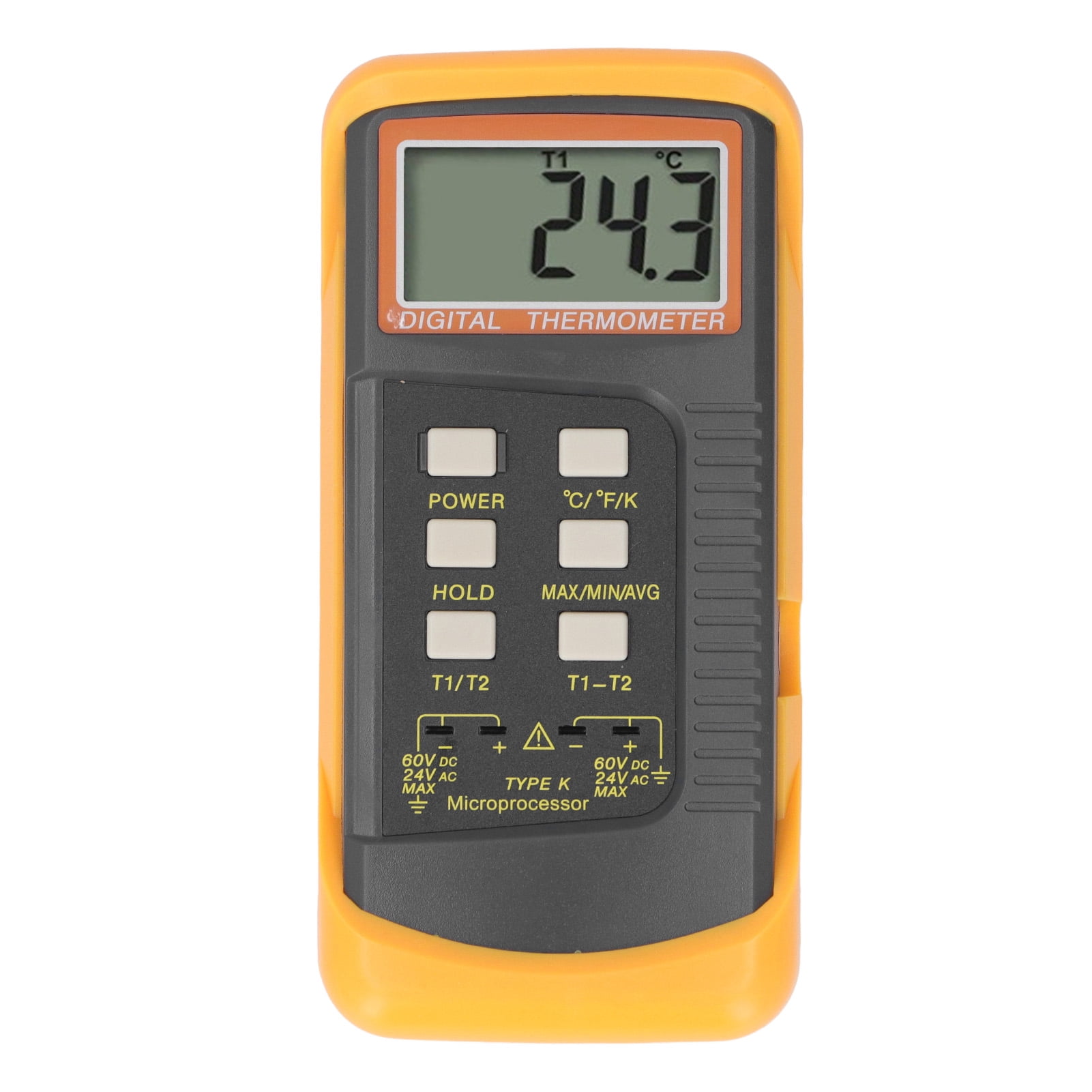 K Type , -58.0℉-2498.0℉  degrees Celsius  ℉ K Units Optional Digital Display Temperature Meter  for Workshop