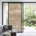 thumbnail image 4 of Brown Window Privacy Film, Vintage Modern Abstract Art Ombre Static Cling UV Sun Blocking Tint Film Heat Control Windows Films for Bedroom Bathroom, Window Stickers 35.4"x78.7", 4 of 8
