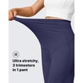 thumbnail image 3 of G4Free BareFeel Maternity Bermuda Shorts Over The Belly Loose Wide Leg Pregnancy Shorts Casual Work, 3 of 8