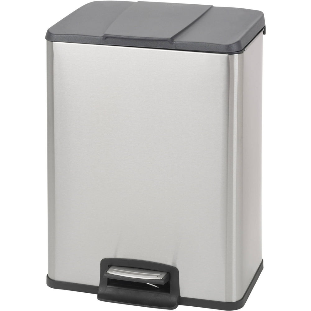 Better Homes & Gardens 10.5 gal /40L Stainless Steel Rectangle Step On