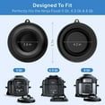 thumbnail image 6 of Lid Stand Silicone Lid Holder Accessories Compatible with Ninja Foodi Pressure Cooker and Air Fryer 5 Qt, 6.5 Qt and 8 Quart, Black by conditiclusy, 6 of 8