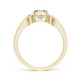 thumbnail image 2 of ANGARA Natural Vintage Style Cushion Diamond Solitaire Ring in 14K Yellow Gold for Women (Size-5mm| Color-K| Clarity-I3) | April Birthstone, Anniversary, Jewelry Gift for Women | Natural Diamond Ring, 2 of 9