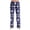 04#Royal Blue, variant on Dwralegc Christmas Pajama Pants Women Matching Xmas Winter Wide Leg Bottoms Lounge Elastic Waist Soft Pj Pants Drawstring Casual Holiday Pants with Pockets Navy L