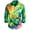 Green 1, variant on DGMIOCS St Patricks Day Shirt Men Shamrock Clover Printed Long Sleeve Button Down Shirts Casual Slim Collared Outfits 2026 Green L