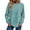 #05 Lightgreen, variant on SHIBEVER Long Sleeve Shirts for Womens Tops for Women Trendy Casual Womens Crew Neck Shirt with Pocket Fall Shirts for Women 2025 Winter Clothes Army Green XL