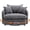 L1077-Light Grey, variant on LITVZ 360 Degree Swivel Accent Chair Oversized, 37.4 inch Extra Wide Barrel Swivel Chairs with Deep Seat for Living Room, Club, Reading, Bedrooms