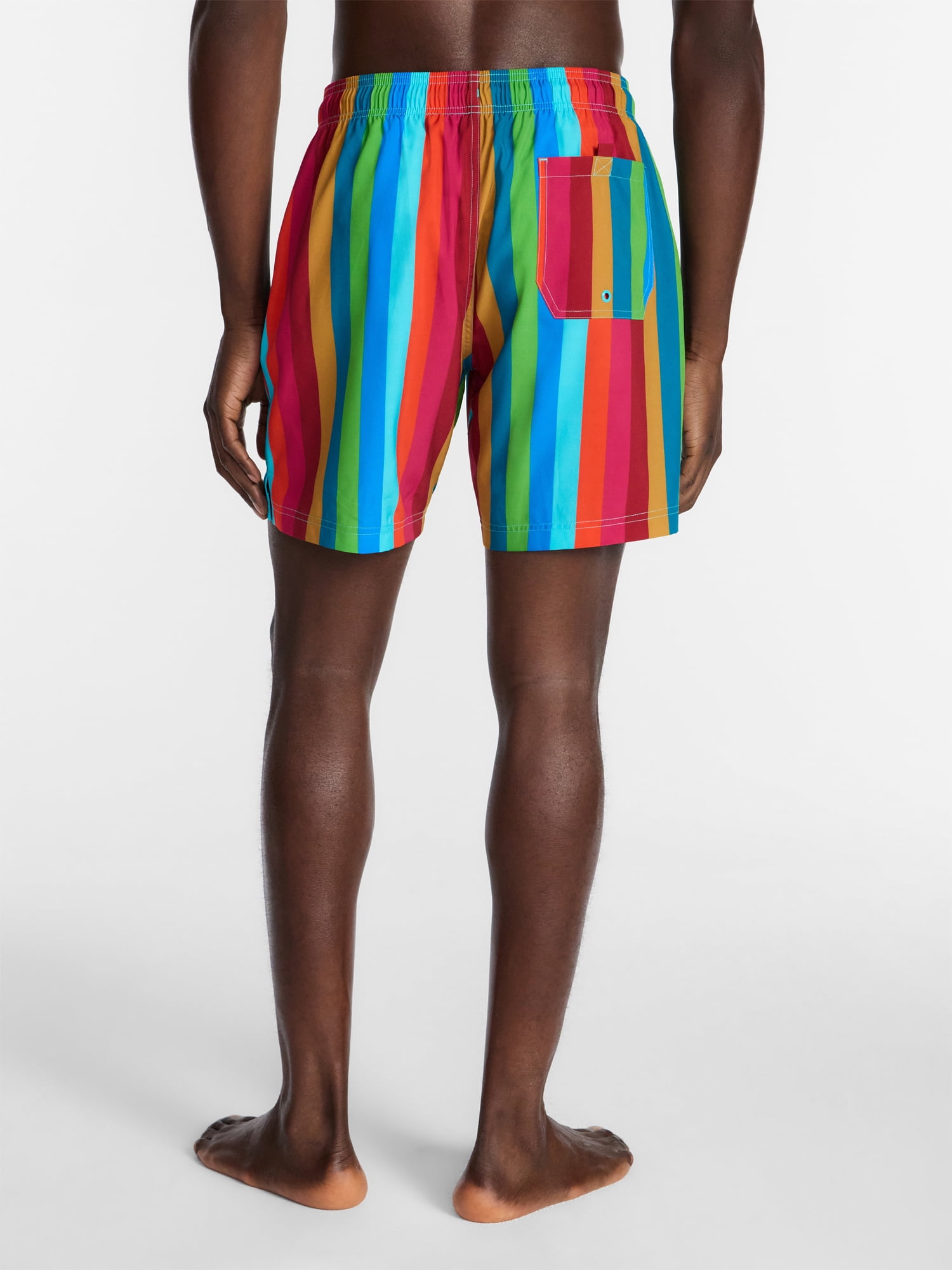 George Men's and Big Men's Novelty Swim Trunks with UPF 50+, 7" Inseam, Sizes S-3XL