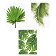 thumbnail image 1 of Cuadro de hoja verde, marco para pintar sobre lienzo, decoración para cafetería Los 50x60cm, 1 of 8