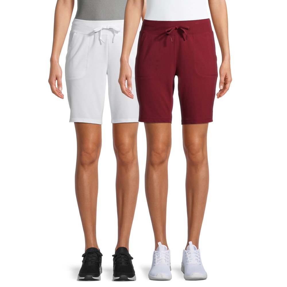 Athletic Works Athletic Works Women's Athleisure Bermuda Shorts, 2