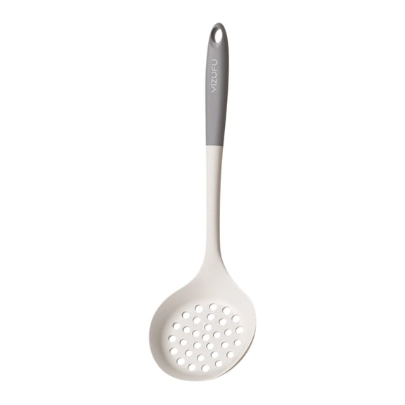 Kitchen Ladle Strainer,Large Slotted Spoon with High Heat,Silicone Household Cooking Spoon Soup Spoon Colander,Non Stick Cooking Spoon Spatula