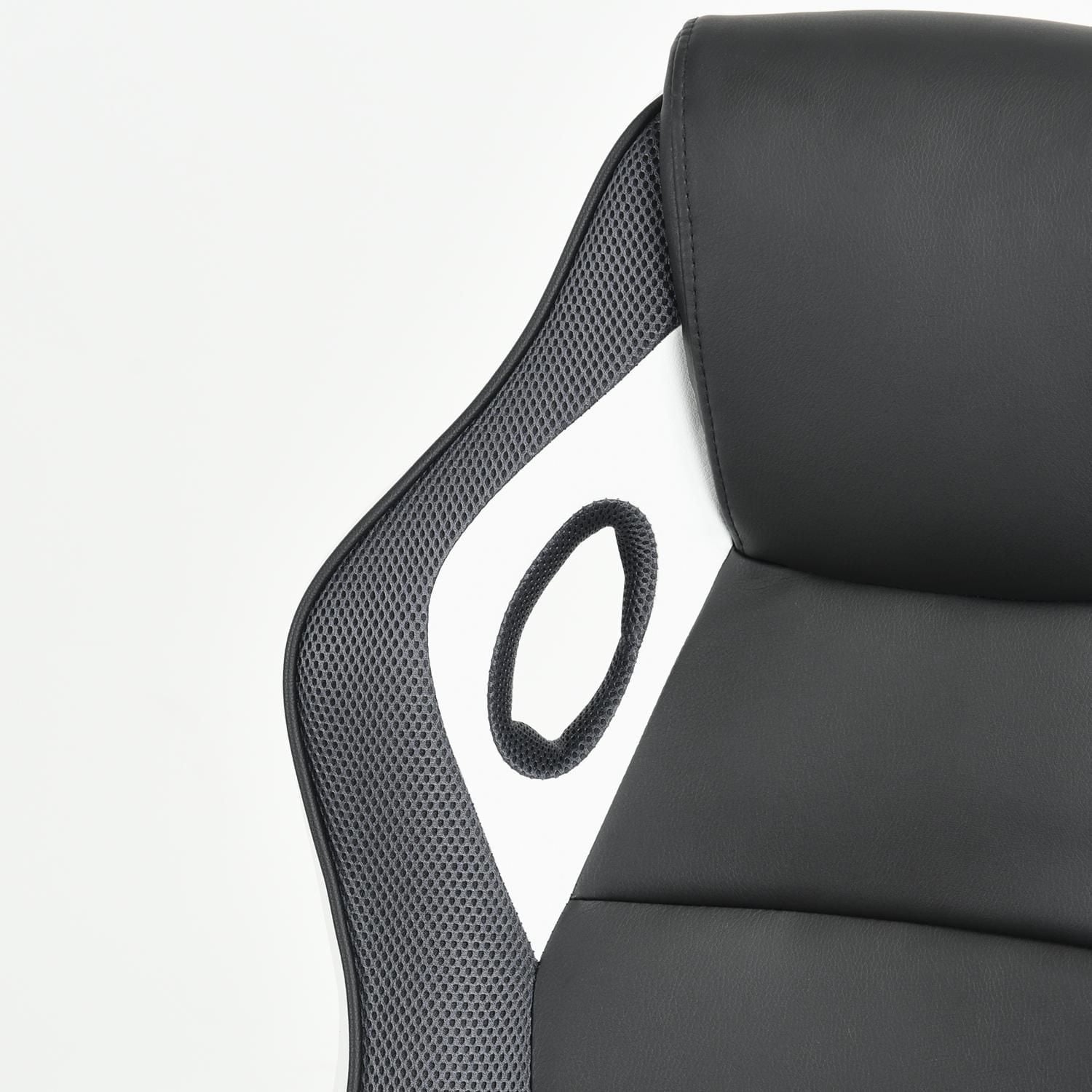 Homylin PU Leather Gaming Chair Desk High Back Swivel Rolling Racing Chairs Executive Desk Chair Adjustable Video Gaming Chairs