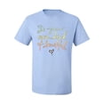 thumbnail image 2 of Positivity saying Pop Culture Men's Graphic T-Shirt, Light Blue, Medium, 2 of 3