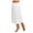 B-White, variant on 2025 Women Casual V Womens Fashion Casual Summer Neck Elegant Retro Printed Work Dresses for Women office Medium Sleeved Casual Dress Midi Dress with Slit Casual Dress