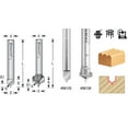 thumbnail image 5 of Amana Tool 56126 Carbide Tipped Point Cutting Roundover 3/16 R x 3/8 D x 19/64 CH x 1/4 SHK x 1-7/8 Inch Long Router Bit for Beadboards, 5 of 8