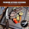 thumbnail image 5 of Professional Kitchen Scissors, Stainless Steel Poultry Scissors, Serrated Edge Meat Scissors, Bone Scissors With Gift Box For Chicken, Meat, Vegetable, 5 of 5