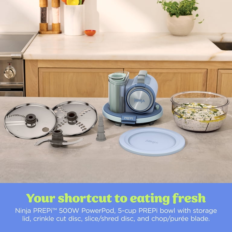 Ninja PREPi 5-in-1 Food Processor, 5-Cup Bowl, Periwinkle photo 3