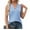 Sky Blue, variant on Patlollav Womens Tank Top Under $10, V-Neck Tank Top for Women's Sleeveless Solid Color Basics Casual Tops Pullover T-Shirt