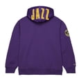thumbnail image 3 of Men's Mitchell & Ness Purple Utah Jazz  Team OG 2.0 Vintage Logo Fleece Pullover Hoodie, 3 of 6