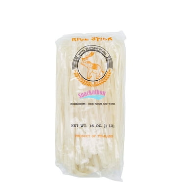Pad Thai Rice Stick Noodles, 5mm Width, Pack of 1 (16 Ounce Bag)