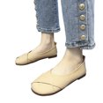 thumbnail image 3 of Sngxgn Comfortable Flats Shoes Women, Slip On Ballet Flats for Women, Casual Women's Flats for Walking(Beige,40), 3 of 7