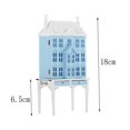 thumbnail image 4 of 1:12 casa de de de vitrina de casas de miniatura accesorios de librería Mini muebles decoración accesorios de Azul Hugo gabinete de casa de muñecas en miniatura, 4 of 10
