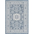 thumbnail image 2 of Rugs.com Outdoor Aztec Collection Rug – 6' x 9' Blue Flatweave Rug Perfect For Living Rooms, Large Dining Rooms, Open Floorplans, 2 of 6