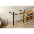 thumbnail image 3 of Kingston Brass VPB33083 Stainless Steel Console Sink Legs in Antique Brass, 3 of 6