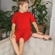 thumbnail image 4 of Balery Red Conjunto de Pijama Infantil de Manga Corta con Estampado – Ropa de Dormir de Algodón Suave-Large, 4 of 6