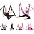 thumbnail image 2 of Columpio aéreo de yoga, hamaca de yoga ultrafuerte, extensión de trapecio, antigravedad para colgar en el techo, ejercicios de inversión 245*140 cm, 2 of 4