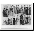 thumbnail image 2 of Historic Framed Print, Quarterly report of metropolitan fashions, Autumn 1891, 17-7/8" x 21-7/8", 2 of 9