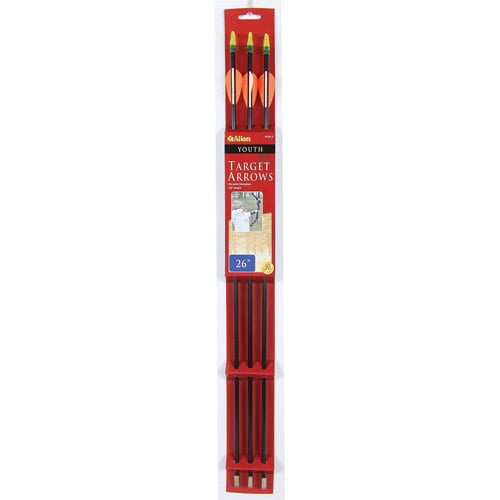 PACK OF 25 EK Fibreglass Ready Made Arrows 26” Length Free Delivery 