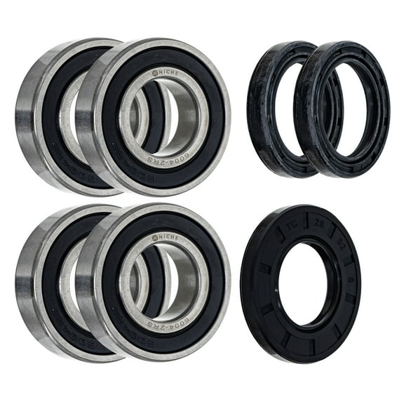 Niche Wheel Bearing Seal Kit for Kawasaki Vulcan VN1500 6004-2RS 6304-2RS MK1008573