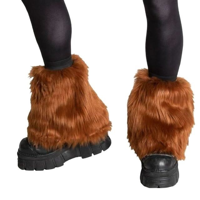 Women's Fluffy Leg Warmers Winter Fluffy Leg Warmers Soft