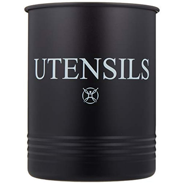Steelware Central Utensil Holder Large Crocks Kitchen (black) Walmart