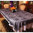 thumbnail image 2 of Lace Tablecloth Bat Spider Web For Party Decor 48"x96", 2 of 6