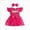 A23-Hot Pink, variant on Caqnni Baby 3-6 Months One-Piece Romper Baby Girls Summer Bodysuits Cute Bodysuits A23-Pink