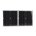 thumbnail image 5 of Delaman Kit de Panel Solar, Panel Solar de Carga al Aire Libre 50W Kit de Panel Solar monocristalino USB Plegable para computadoras portátiles de teléfonos móviles, 5 of 5