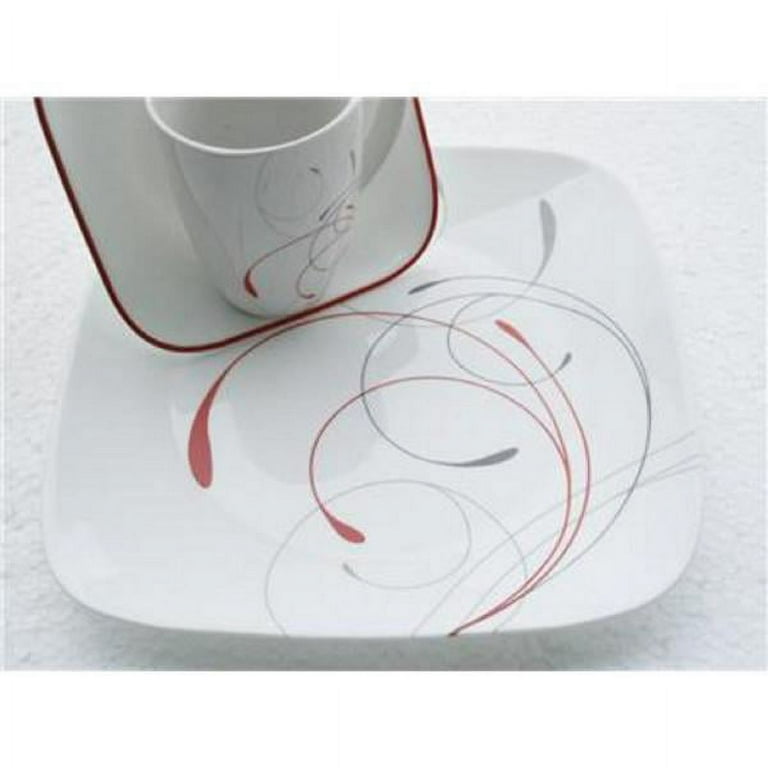 Corelle® Square Splendor, Lunch Plates, Set of 6, Lightweight