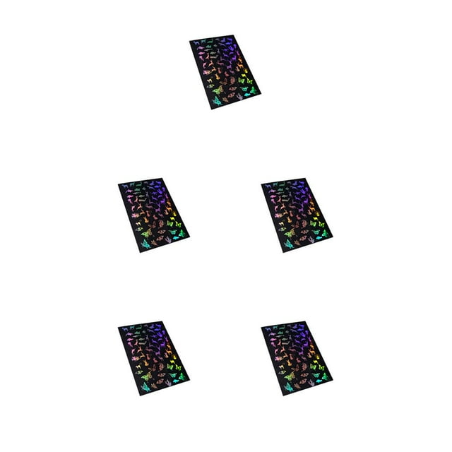 Cateissary Pegatinas de resina con múltiples patrones, suministros de arte, calcomanías para diario, embalaje de regalo, multiusos para hacer Type2 NO2